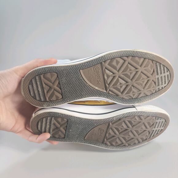 Women's Converse Chuck Taylor All-Stars Size 7 011640 Yellow Canvas Sneakers - Picture 7 of 7